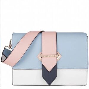 Valentino Pastel Blue and Pink Crossbody Bag